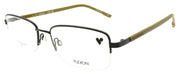 Flexon H6079 004 XL Men's Glasses Frames Half-rim Satin Black 55-19-145 Titanium0
