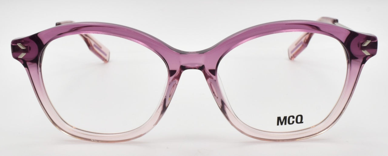 McQ Alexander McQueen MQ0391O 003 Women's Eyeglasses 51-17-135 Pink / Silver