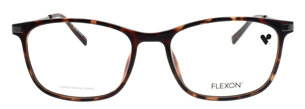 Flexon EP8016 240 Men's Glasses Frames Dark Tortoise 52-17-145 Titanium Temples