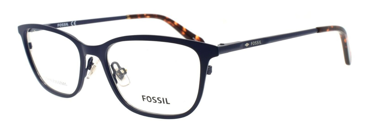 Fossil FOS 7125 FLL Women's Eyeglasses Frames 50-16-140 Matte Blue