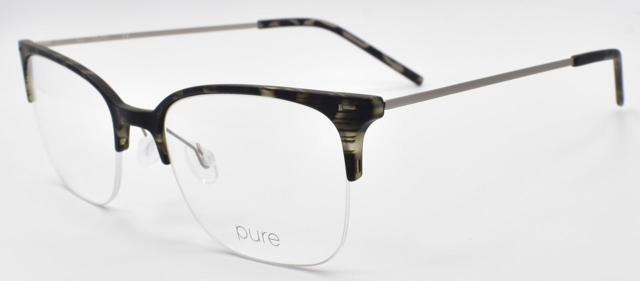 Airlock Pure 2005 002 Men's Eyeglasses Frames Half-rim 52-19-150 Black