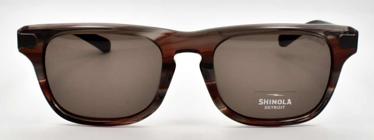 Shinola by Flexon SH1502S 264 Men's Sunglasses 52-20-145 Rosewood Taupe Horn