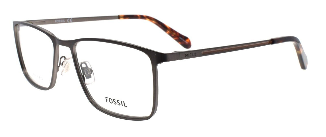 Fossil FOS 7091/G R80 Men's Eyeglasses Frames 53-17-140 Matte Dark Ruthenium