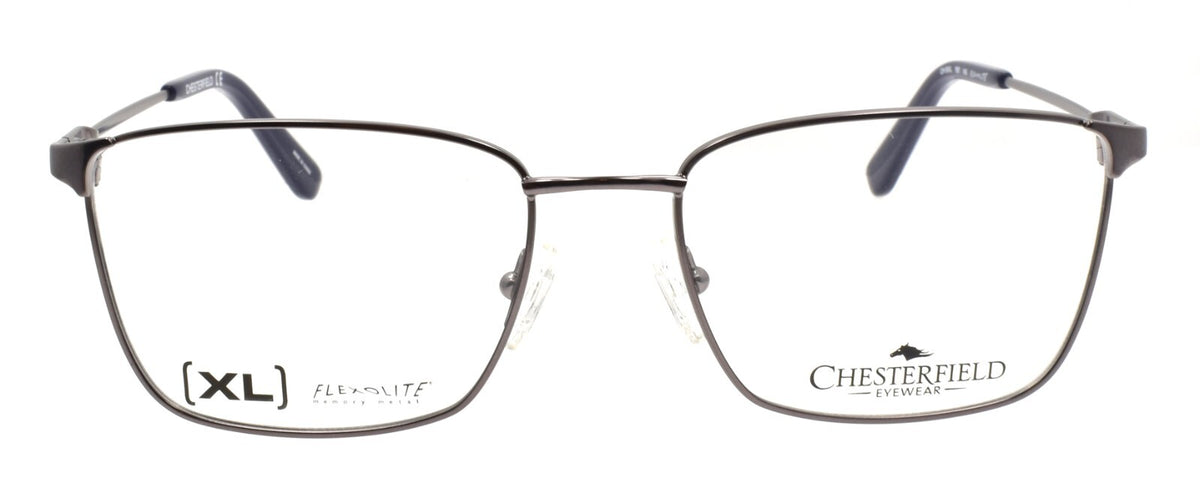 Chesterfield CH95 XL YB7 Men's Eyeglasses Frames 55-18-145 Memory Metal Silver