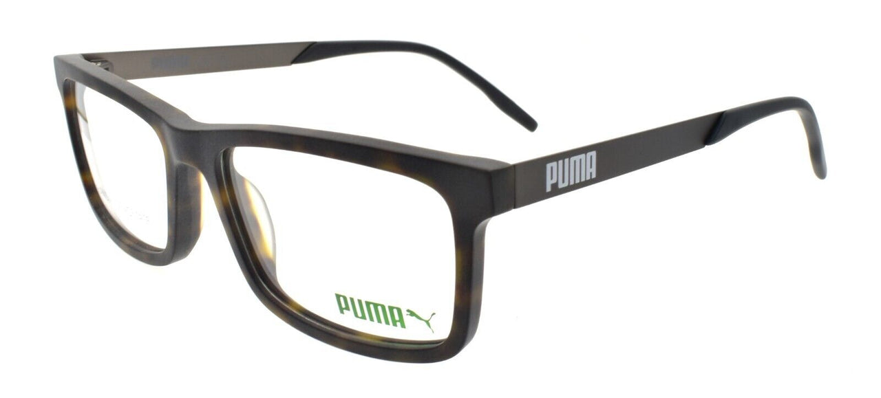 PUMA PE0138OL 003 Men's Eyeglasses Frames 54-16-140 Havana / Ruthenium