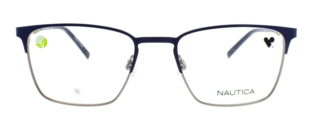Nautica N7336 420 Men's Eyeglasses Frames 52-19-145 Matte Navy Blue