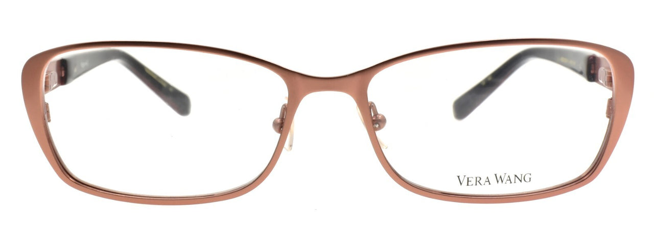 Vera Wang V341 BR Women's Eyeglasses Frames 55-16-135 Brown w/ Crystals