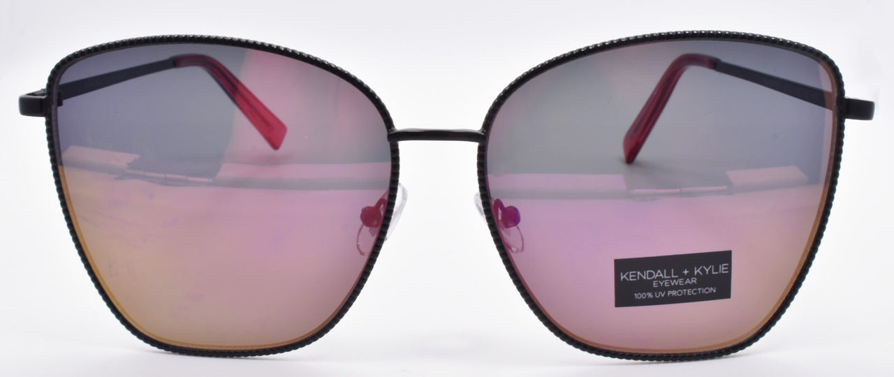 Kendall + Kylie Riley KK4077CE 002 Women's Sunglasses Black / Mirror