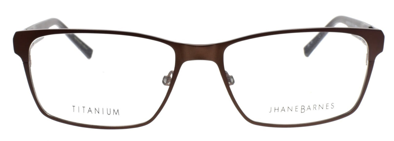 Jhane Barnes Transcendental BR Men's Eyeglasses Frames 53-16-140 Brown Titanium