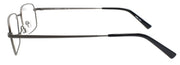 Flexon H6074 070 Men's Eyeglasses Satin Gunmetal 5218145 Flexible Titanium2