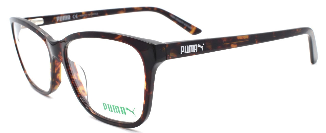 PUMA PU0183O 007 Women's Eyeglasses Frames 56-16-145 Brown Havana