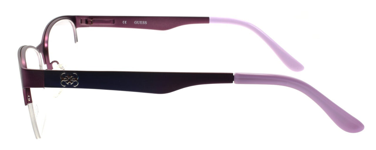 GUESS GU2399 PRBL Women's Eyeglasses Frames Half-rim 53-18-135 Purple / Blue