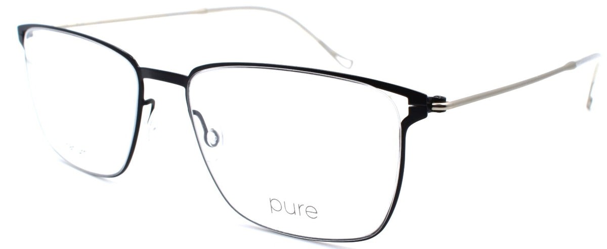 Airlock Pure P-4004 001 Men's Eyeglasses Frames Titanium 54-17-145 Black