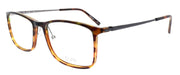 Airlock P-2008 215 Pure Men's Eyeglasses Frames 57-18-145 Brown Horn Gradient0