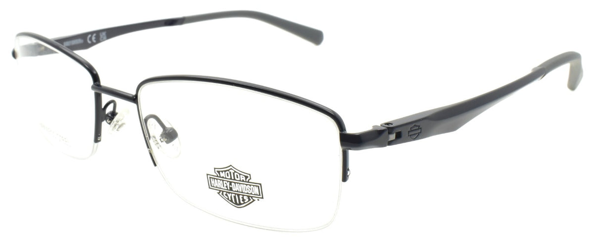 Harley Davidson HD50063 091 Men's Eyeglasses Half-rim 55-18-145 Matte Blue