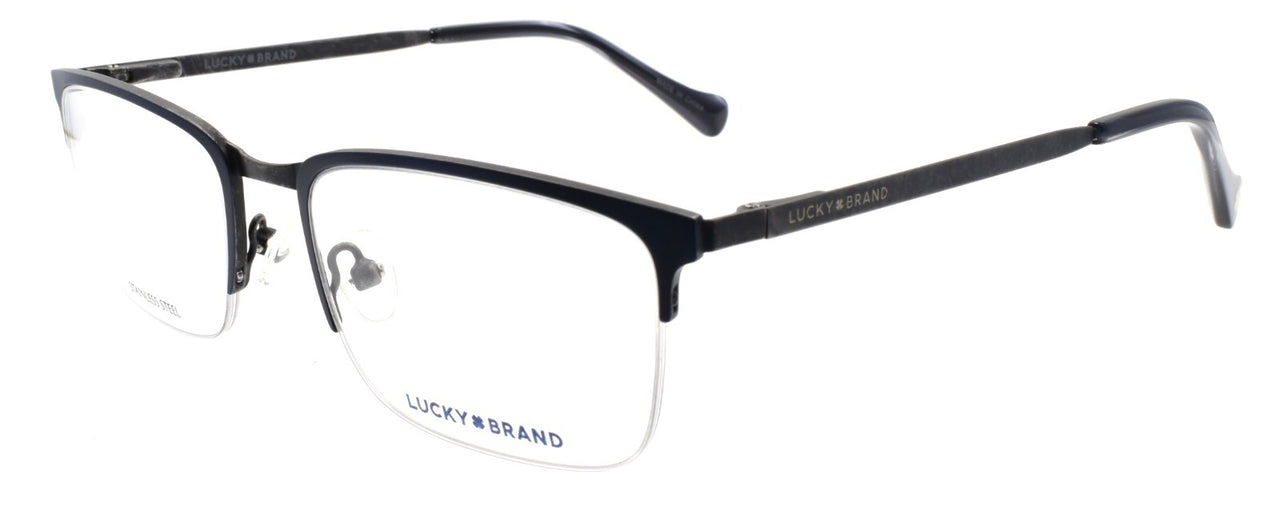 LUCKY BRAND D309 Men's Eyeglasses Frames Half-rim 53-19-140 Navy