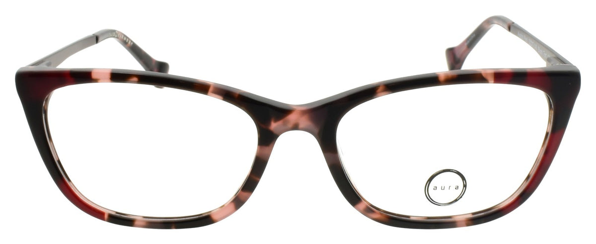 Aura Eyewear Avalon Park Women's Eyeglasses Frames 53-17-140 Blush Tortoise