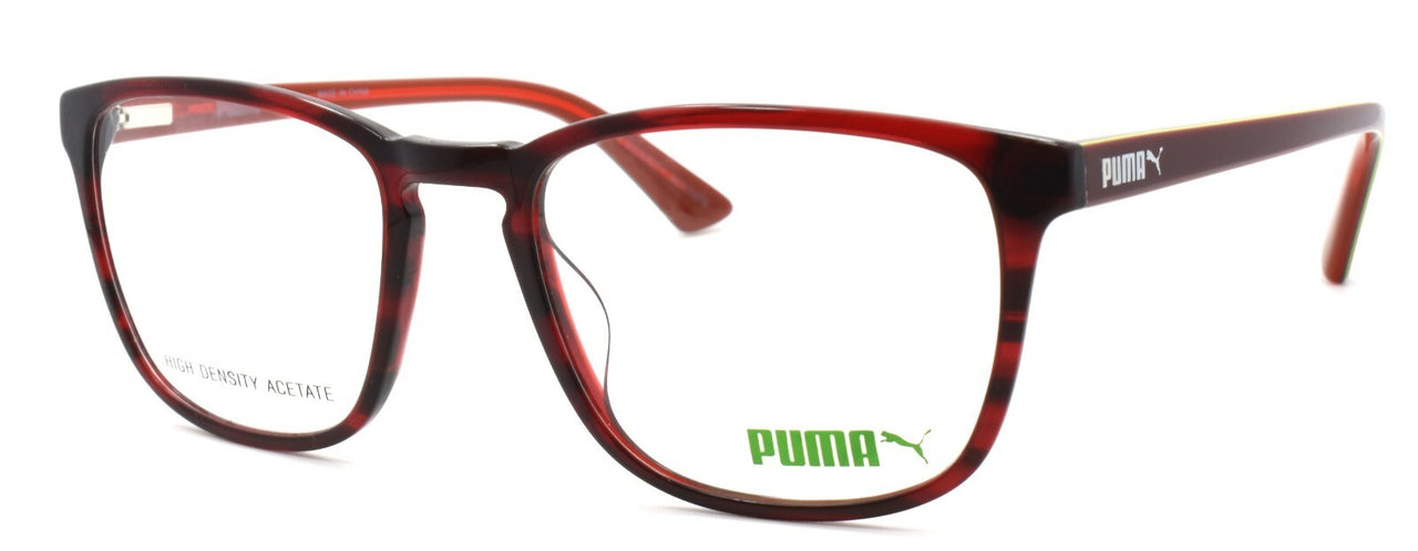 PUMA PU0077O 003 Women's Eyeglasses Frames 53-19-140 Havana Red