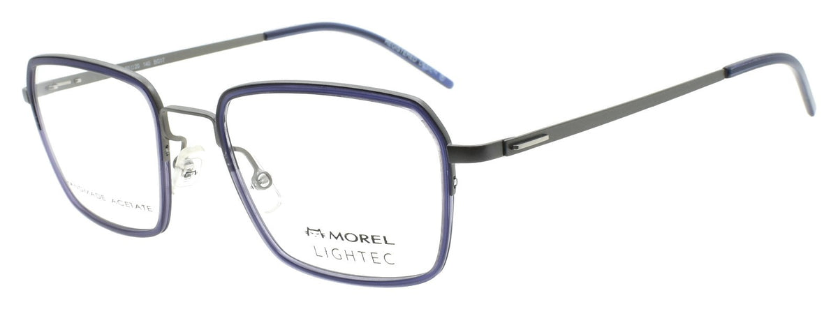 LIGHTEC 30263L BG17 Morel Men's Eyeglasses Frames 50-20-140 Blue Grey
