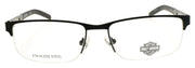 Harley Davidson HD00015 002 Men's Glasses Half-rim 56-17-145 Matte Black1
