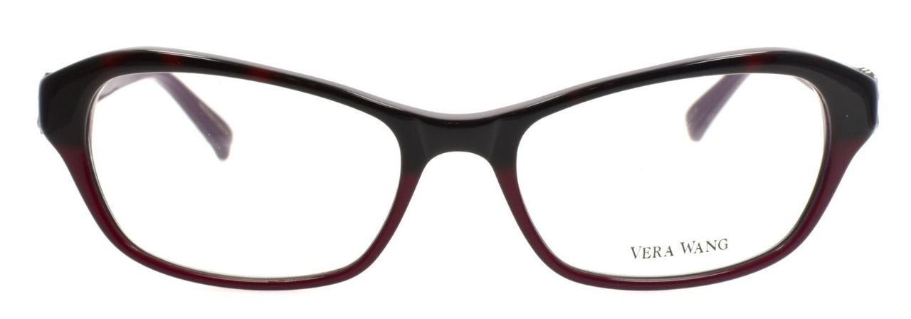 Vera Wang V338 RS Women's Eyeglasses Frames 51-17-135 Raspberry w/ Crystals