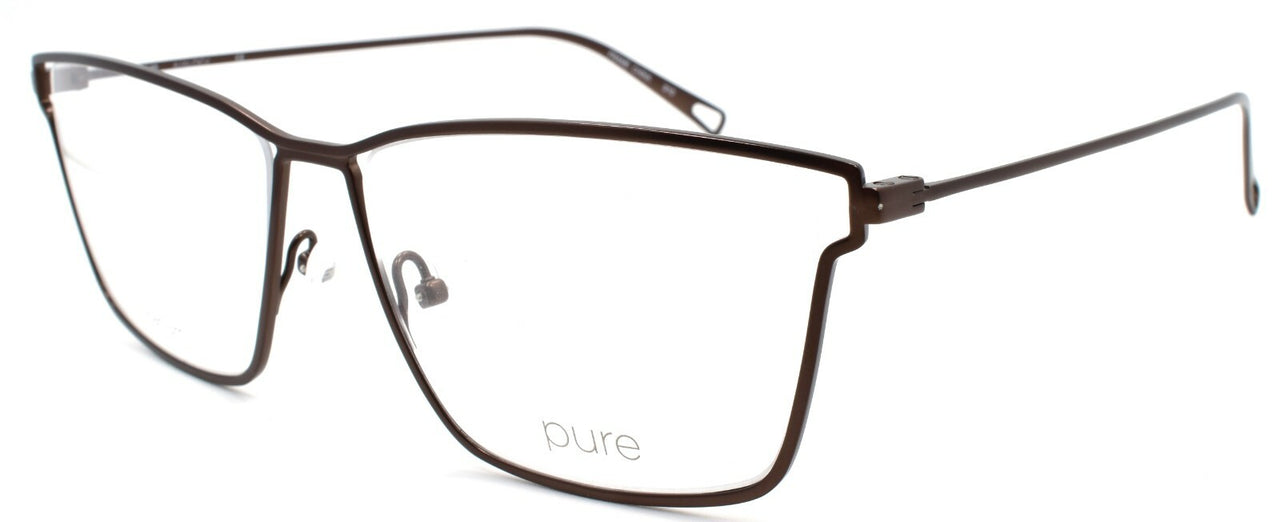Airlock Pure 4000 210 Men's Eyeglasses Frames Titanium 58-17-140 Brown