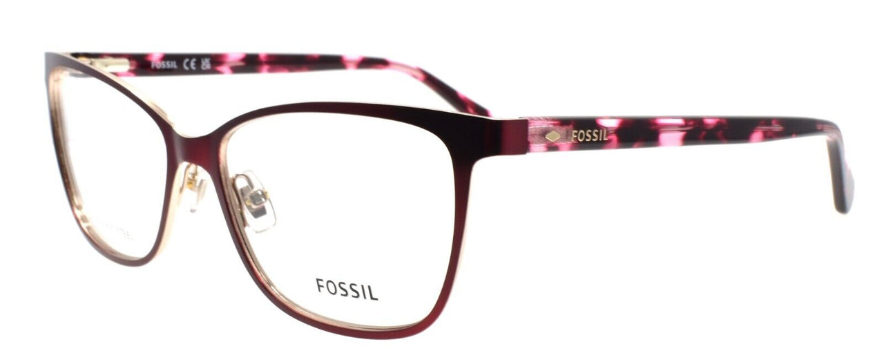 Fossil FOS 7157/G LHF Women's Eyeglasses Frames 55-16-140 Burgundy