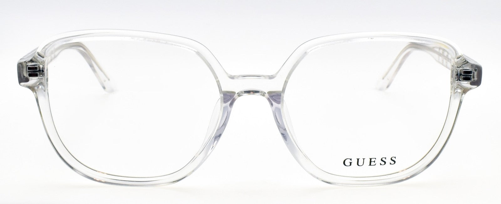 GUESS GU50154-D 026 Women's Eyeglasses Frames Acetate 52-17-140 Clear Crystal1