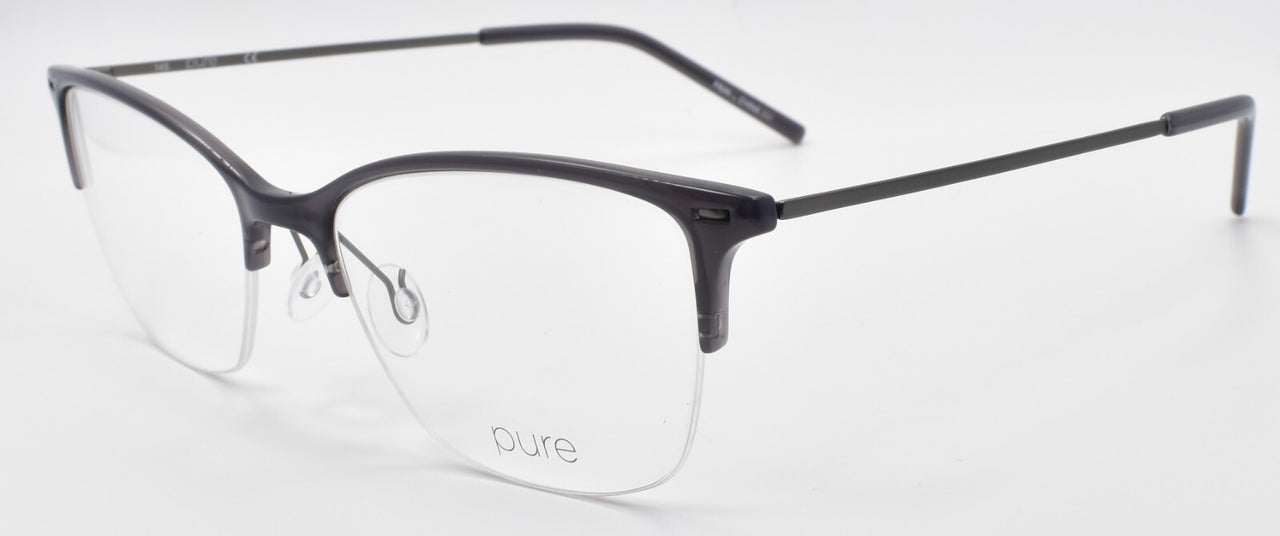 Airlock Pure 3005 035 Women's Eyeglasses Frames Half-rim 53-18-145 Dark Grey