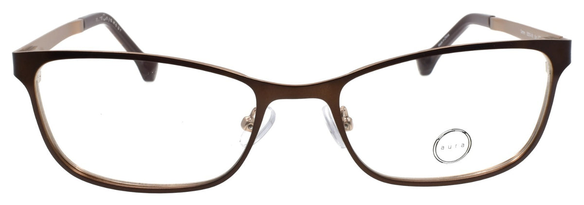 Aura Eyewear Carmen BRN Women's Eyeglasses Frames 55-19-145 Brown
