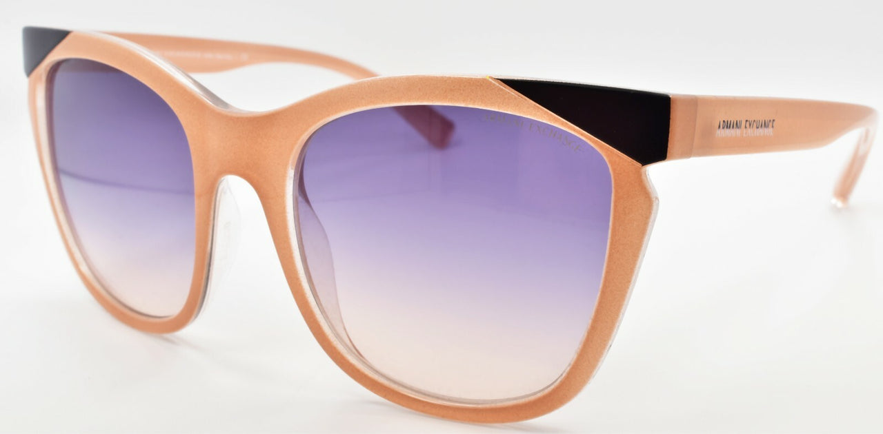 Armani Exchange AX4109S 832919 Women's Sunglasses Pink on Crystal Blue Gradient