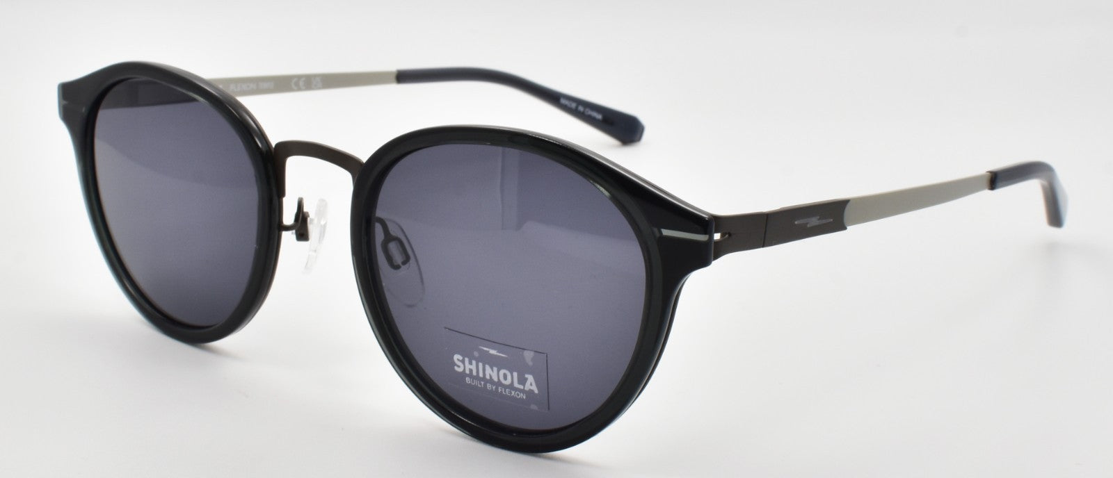 Shinola by Flexon SH3700S 012 Sunglasses 50-22-145 Crystal Carbon / Gray0
