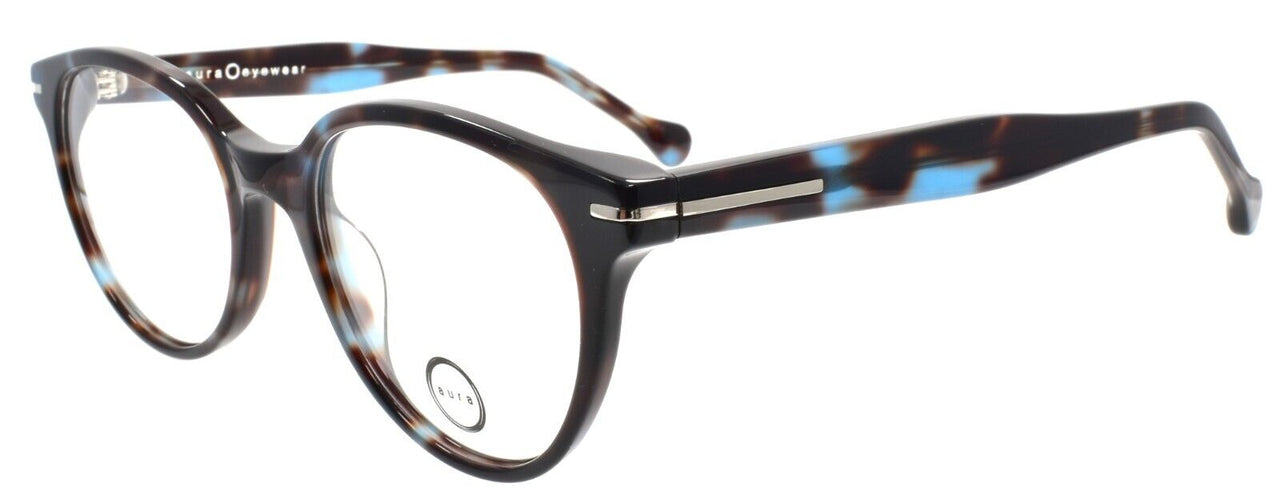 Aura Eyewear Uptown Eyeglasses Frames 50-19-140 Tortoise Blue