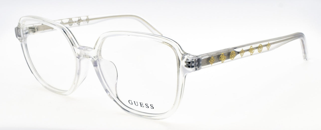 GUESS GU50154-D 026 Women's Eyeglasses Frames Acetate 52-17-140 Clear Crystal