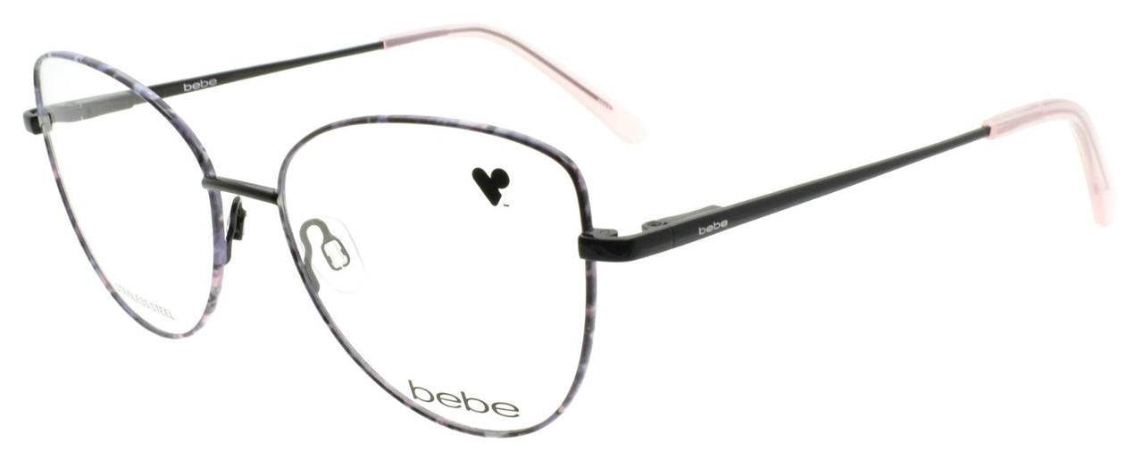 Bebe BB5207 001 Women's Eyeglasses Frames 53-16-140 Jet Floral