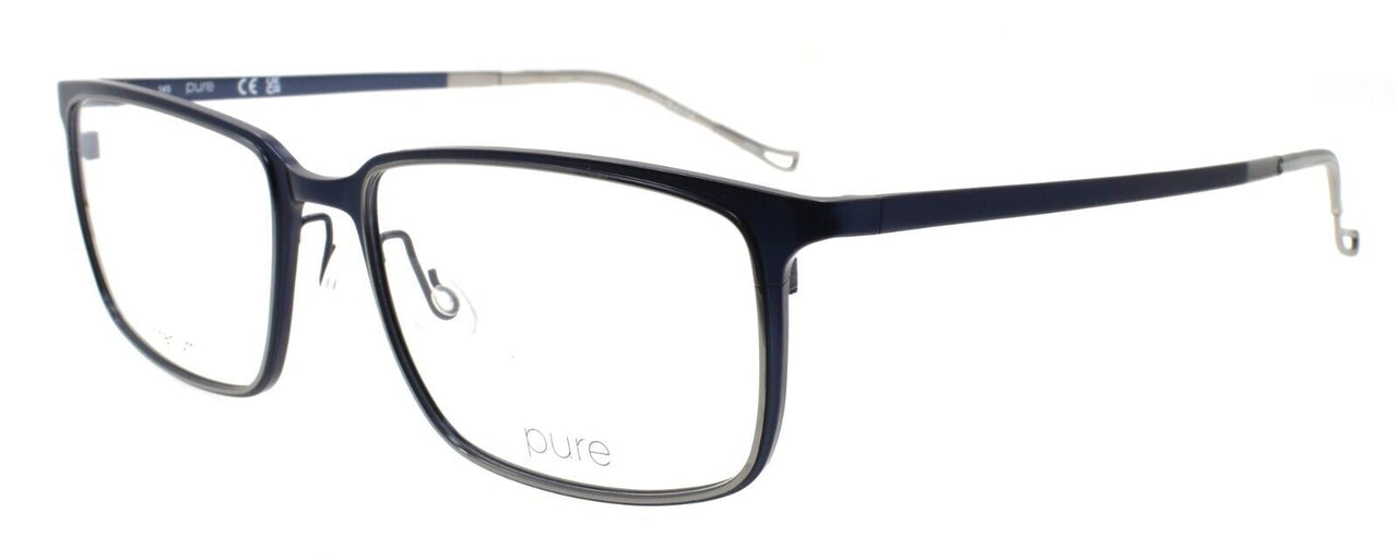 Airlock Pure P-4011 410 Men's Eyeglasses Frames Titanium 56-17-145 Matte Navy