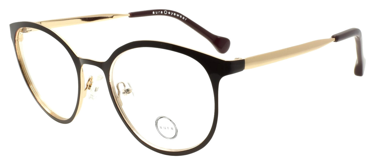 Aura Eyewear Melrose Women's Eyeglasses Frames 50-19-140 Burgundy