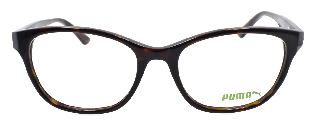 PUMA PU0148O 002 Eyeglasses Frames 52-18-140 Havana Brown