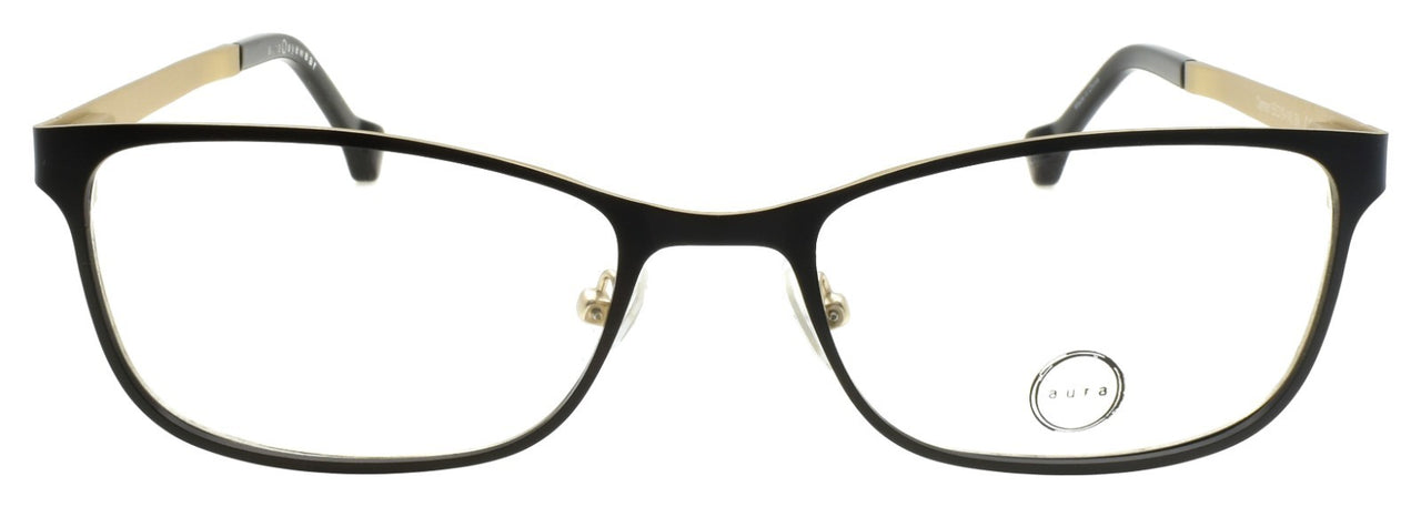 Aura Eyewear Carmen BLK Women's Eyeglasses Frames 55-19-145 Black