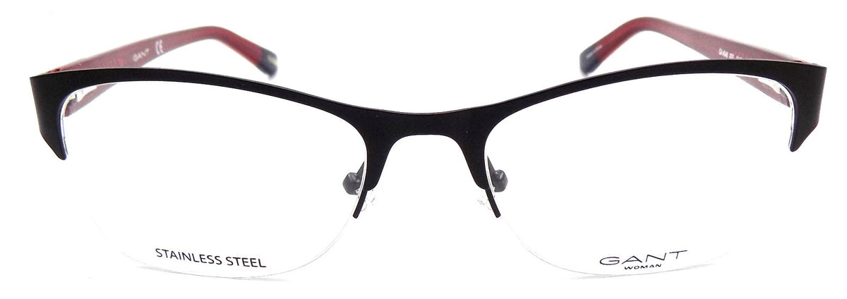 GANT GA4048 002 Women's Eyeglasses Frames Half Rim 51-18-135 Matte Black