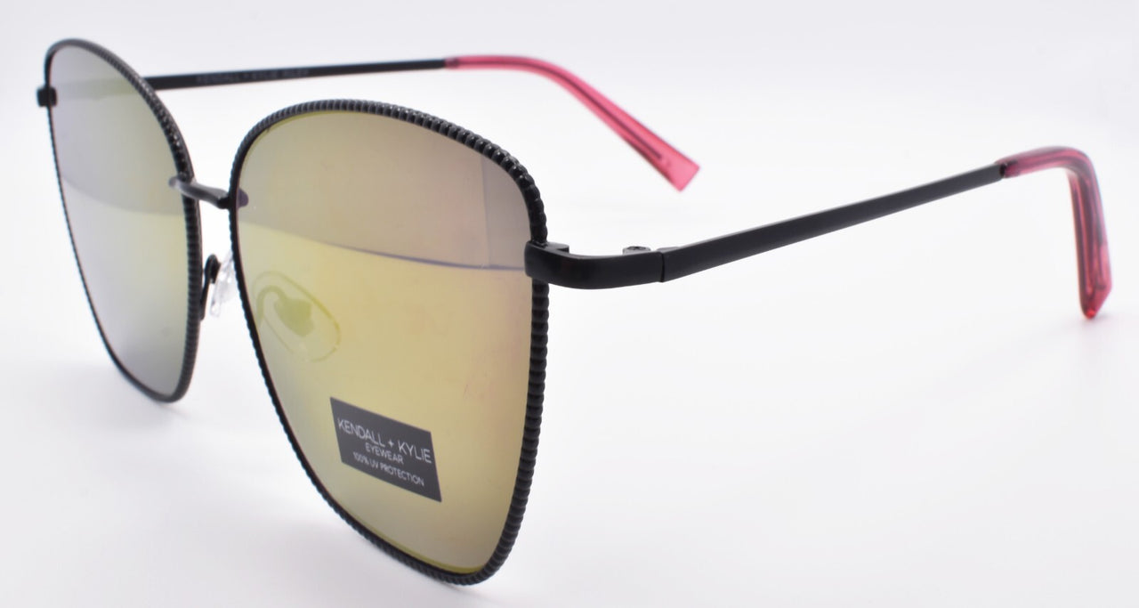 Kendall + Kylie Riley KK4077CE 002 Women's Sunglasses Black / Mirror