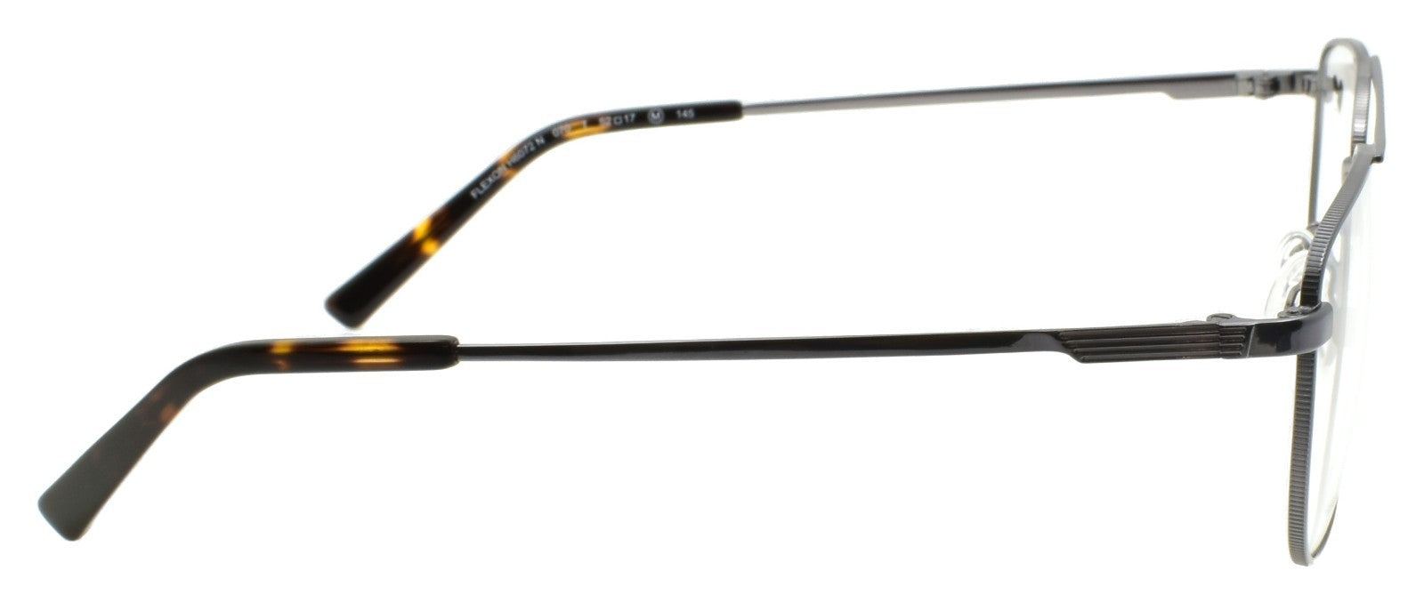 Flexon H6072 N 070 Men's Glasses Aviator 52-17-145 Gunmetal Flexible Titanium4