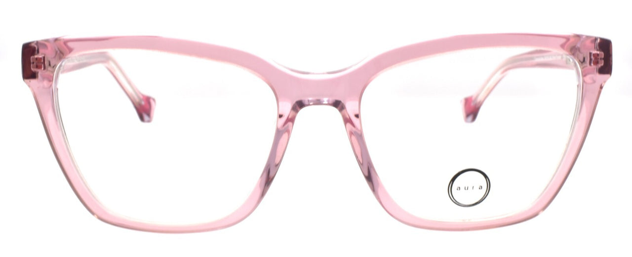 Aura Cosmopolitan Women's Eyeglasses Frames Acetate 54-18-140 Pink Crystal
