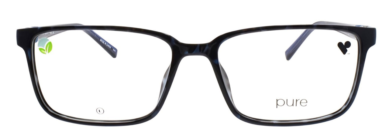 Airlock P-2017 460 Pure Men's Eyeglasses Frames 57-16-140 Blue Tortoise