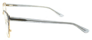GUESS GU50121 020 Women's Glasses Frames Cat Eye 55-16-145 Gray / Gold Pattern2