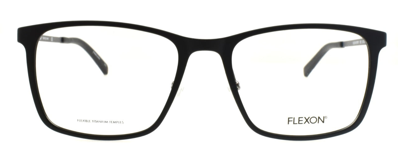 Flexon EP8011 002 Men's Glasses Matte Black 53-18-145 Titanium Arms