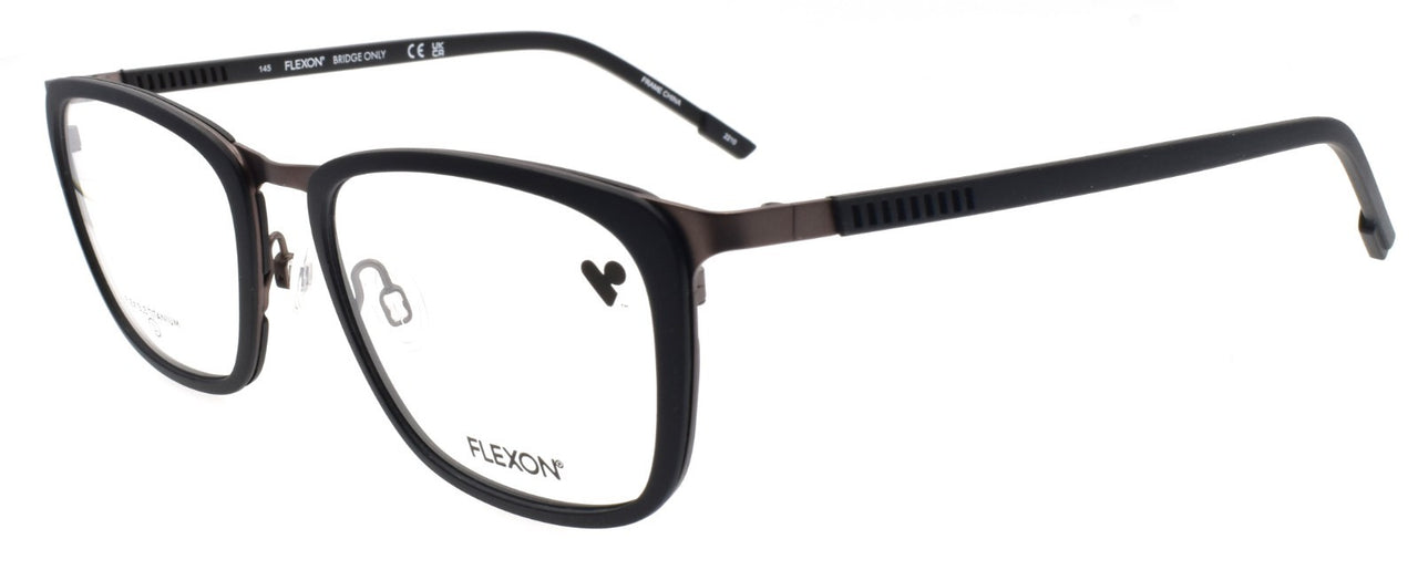 Flexon E1139 004 L Men's Glasses Frames Matte Black 54-19-145 Flexible Titanium
