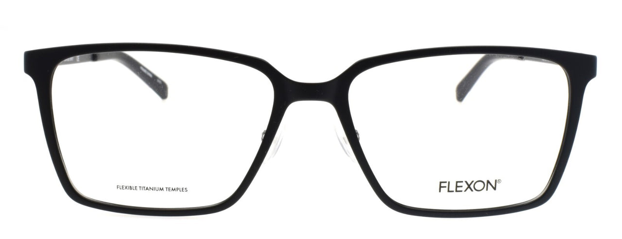 Flexon EP8010 002 Men's Eyeglasses Frames Matte Black 54-16-145 Titanium Temples