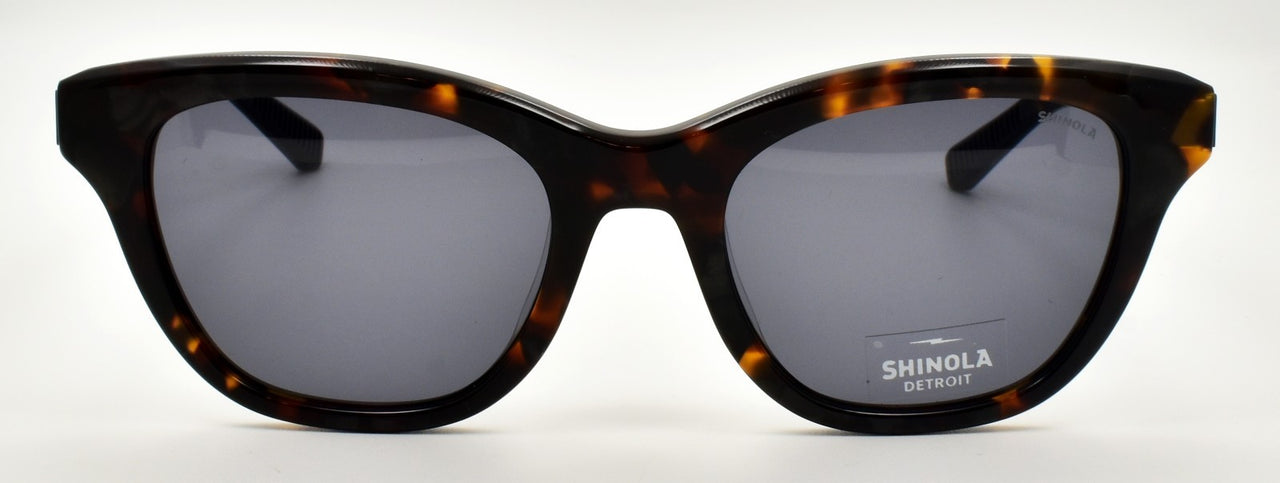 Shinola by Flexon SH1503S 241 Women's Sunglasses Cat Eye Gunmetal Pearl Tortoise1