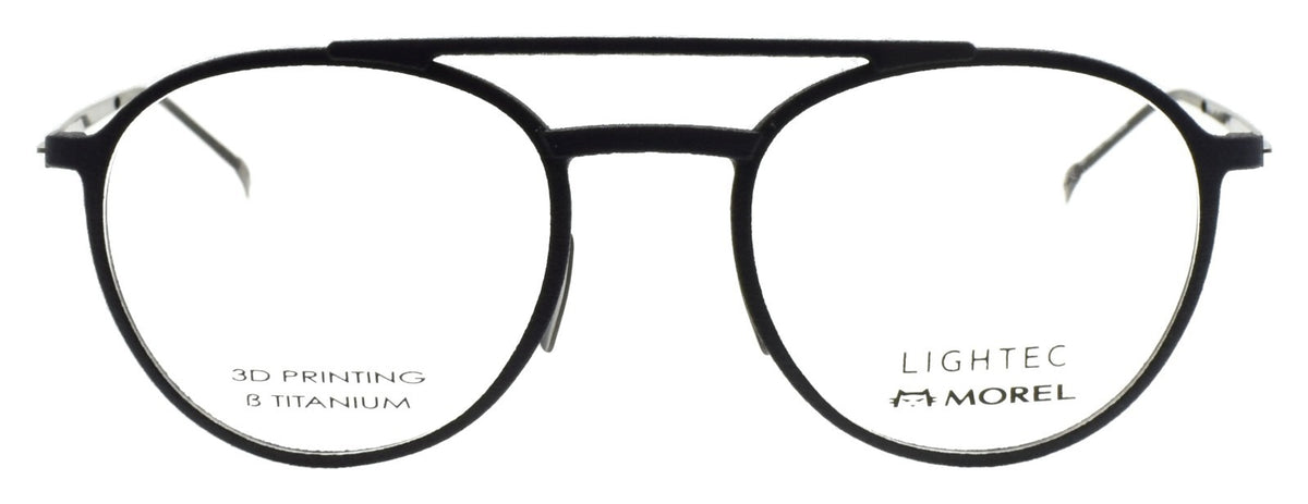 LIGHTEC 30070L GG02 Morel Men's Eyeglasses Aviator 49-19-140 Dark Grey
